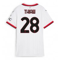 Fotballdrakt Dame AC Milan Malick Thiaw #28 Bortedrakt 2024-25 Kortermet